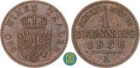 Brandenburg-Preußen. 1 Pfennig Friedrich Wilhelm IV. 1840-1861. -