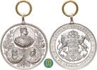 Kaiserreich / Württemberg Aluminiummedaille Zum 25. Jahrigem Regierungsjubiläum. Der Württemberische Kriegerbund. -