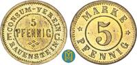 Sachsen-Meiningen 5 Pfennig CONSUM-VEREIN E.G. Rauenstein. -