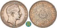 Kaiserreich / Preussen 3 Mark Wilhelm II. 1888-1918. -