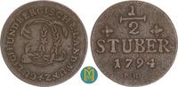 Jülich-Berg 1/2 Stüber Karl Theodor 1742-1799 -