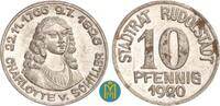 Rudolstadt / Deutschland 10 Pfennig 1920 Notgeld fast vorz&uuml;glich 8,00 EUR  + 10,00 EUR frais d'envoi