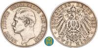 Hessen 2 Mark 1900 A Ernst Ludwig 1892-1918. sehr sch&ouml;n, etwas berieben 565,00 EUR  + 10,00 EUR frais d'envoi
