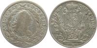 Bayern, Kurfürstentum 20 Kreuzer (Konventionszwanziger) Maximilian III. Joseph (1745-1777) -