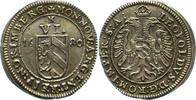 Nürnberg, Stadt 6 Kreuzer mit Titel Kaiser Leopolds I. -