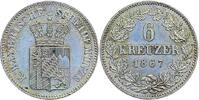 Bayern, Königreich 6 Kreuzer Ludwig II. (1864-1886) -