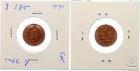 Deutschland, Bundesrepublik 1 Pfennig 1966 J polierte Platte 25,00 EUR  + 4,00 EUR frais d'envoi