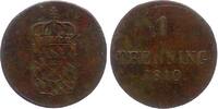 Bayern, Königreich 1 Pfennig 1810 Maximilian I. Joseph (1806-1825) sehr ... 10,00 EUR  + 4,00 EUR frais d'envoi