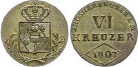 Würzburg, Großherzogtum 6 Kreuzer 1807 Ferdinand von Österreich (1806-18... 175,00 EUR  + 18,50 EUR frais d'envoi