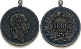 Miniatur Medaille für die Verteidiger von Prag Franz Joseph I. -