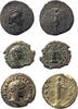   Lot of 3 small Roman colonial bronzes &ndash; F+ to VF+, patina  80,00 EUR60,00 EUR  + 16,54 EUR frais d'envoi