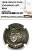 GERMANY TALER 1865 B German States Schaumburg-Lippe 1865 Taler Coin Thal... 2920,23 EUR envoi gratuit