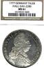 GERMANY TALER 1777 E(N)K German States SCHWABISCH HALL 1777 Taler Coin T... 3392,62 EUR envoi gratuit