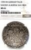 GERMANY TALER 1598 HB German States Saxony 1598 Taler Coin NGC MS 61 VZ/... 3465,48 EUR envoi gratuit