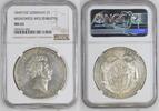 GERMANY 2T German State Brunswick Wolfenbuttel 1849 CvC Two Taler Coin Thaler NGC MS62 F.ST -