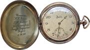 Schweiz ZentRa 77 Frackuhr Taschenuhr Walzgold Temeraire Genf 1928 - Läuft! -