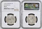 GERMANY 3 Mark 1927 A Weimar Republik 100 J Bremerhaven NGC MS 64 355,00 EUR  + 10,00 EUR frais d'envoi