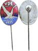 Deutschland 1935 VDE Tagung Hamburg 1935 &ndash; Enamel Badge / Stickpin by Ca... 175,00 EUR  + 10,00 EUR frais d'envoi