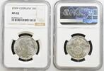 GERMANY 5 Mark 1939 F Drittes Reich Hindenburg mit Hackenkreuz NGC MS 62 165,00 EUR140,00 EUR  + 10,00 EUR frais d'envoi