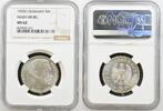 GERMANY 5 Mark 1936 F Drittes Reich Hindenburg ohne Kreuz NGC AU 58 110,00 EUR  + 10,00 EUR frais d'envoi