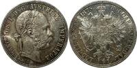 &Ouml;sterreich 1 Florin 1875 Franz Josef I fast Stempelglanz 85,00 EUR  + 10,00 EUR frais d'envoi