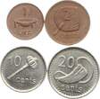 Fiji Lot mit Cents 1975 Elisabeth II. TTB-SUP