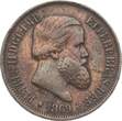 Brasilien 20 Reis 1869 Pedro II. TTB-SUP