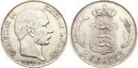 D&auml;nemark 2 Kroner 1875 Christian IX. fvz 115,00 EUR  + 15,00 EUR frais d'envoi