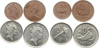 Fiji Lot mit Cents 1975 Elisabeth II. TTB-SUP