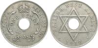 British West-Afrika 1 Penny Georg V. besserer Typ -