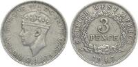 British West-Afrika Threepence Georg VI. -