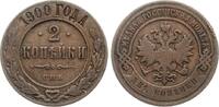 Russland 2 Kopeken 1900 SPB Nikolaus II., 1894-1917 ss- 3,00 EUR  + 10,00 EUR frais d'envoi