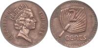 Fiji 2 Cents Elisabeth II., -