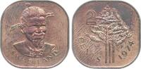Swaziland/Eswatini 2 Cents Sobhuza II., 1968-1982 -