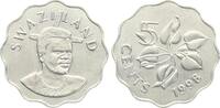 Swaziland/Eswatini 5 Cents Mswati II., seit 1986 -