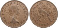 Neuseeland 1 Penny Elisabeth II. -