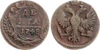 Russland Denga (1/2 Kopeke) 1748 Elisabeth Petrowna (1741-1761) fss 9,00 EUR  + 10,00 EUR frais d'envoi