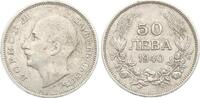 Bulgarien 50 Lewa 1940 Zar Boris III., 1918-1943 vz 6,00 EUR  + 10,00 EUR frais d'envoi
