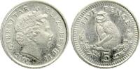 Gibraltar 5 Pence 2000 Elisabeth II vz 2,00 EUR  + 10,00 EUR frais d'envoi