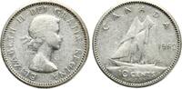 Kanada 10 Cent 1962 Elisabeth II., 1952-2022 ss 4,00 EUR  + 10,00 EUR frais d'envoi