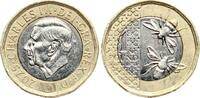Gro&szlig;britannien 1 Pfund 2025 Charles III., ab 2022 vz+ 6,00 EUR  + 10,00 EUR frais d'envoi