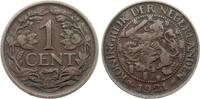Niederlande 1 Cent 1921 Wilhelmina ss 2,00 EUR  + 10,00 EUR frais d'envoi