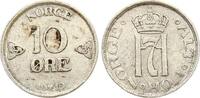 Norwegen 10 &Oslash;re 1919 H&aring;kon VII. ss 9,00 EUR  + 10,00 EUR frais d'envoi