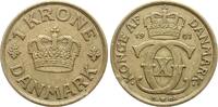 D&auml;nemark 1 Krone 1941 N Christian X. ss 20,00 EUR  + 10,00 EUR frais d'envoi
