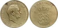 D&auml;nemark 2 Kroner 1956 N Friedrich IX., 1947-1972 ss 15,00 EUR  + 10,00 EUR frais d'envoi