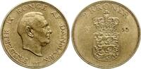 D&auml;nemark 2 Kroner 1955 N Friedrich IX., 1947-1972 vz 10,00 EUR  + 10,00 EUR frais d'envoi