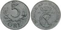 D&auml;nemark 5 &Oslash;re 1945 N Christian X. vz- 25,00 EUR  + 15,00 EUR frais d'envoi