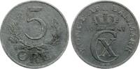 D&auml;nemark 5 &Oslash;re 1942 N Christian X. ss 6,00 EUR  + 10,00 EUR frais d'envoi