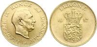D&auml;nemark 1 Krone 1957 C Friedrich IX. vz 6,00 EUR  + 10,00 EUR frais d'envoi