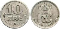 D&auml;nemark 10 &Oslash;re 1920 HCN Christian X., 1912-1947 ss+ 5,00 EUR  + 10,00 EUR frais d'envoi